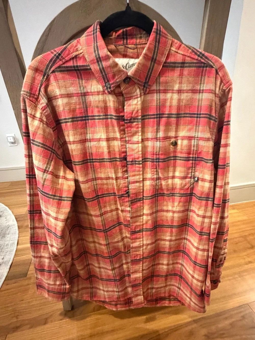 Duck Camp mens flannel button down Size M